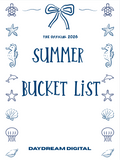 Summer Bucket List