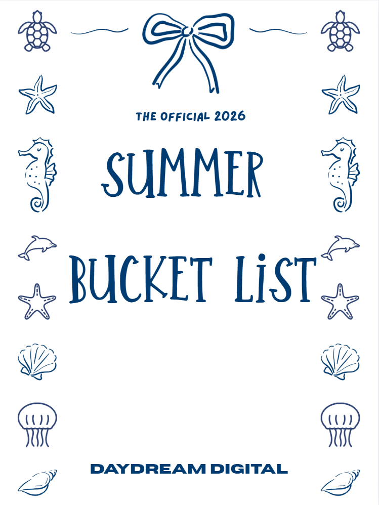 Summer Bucket List